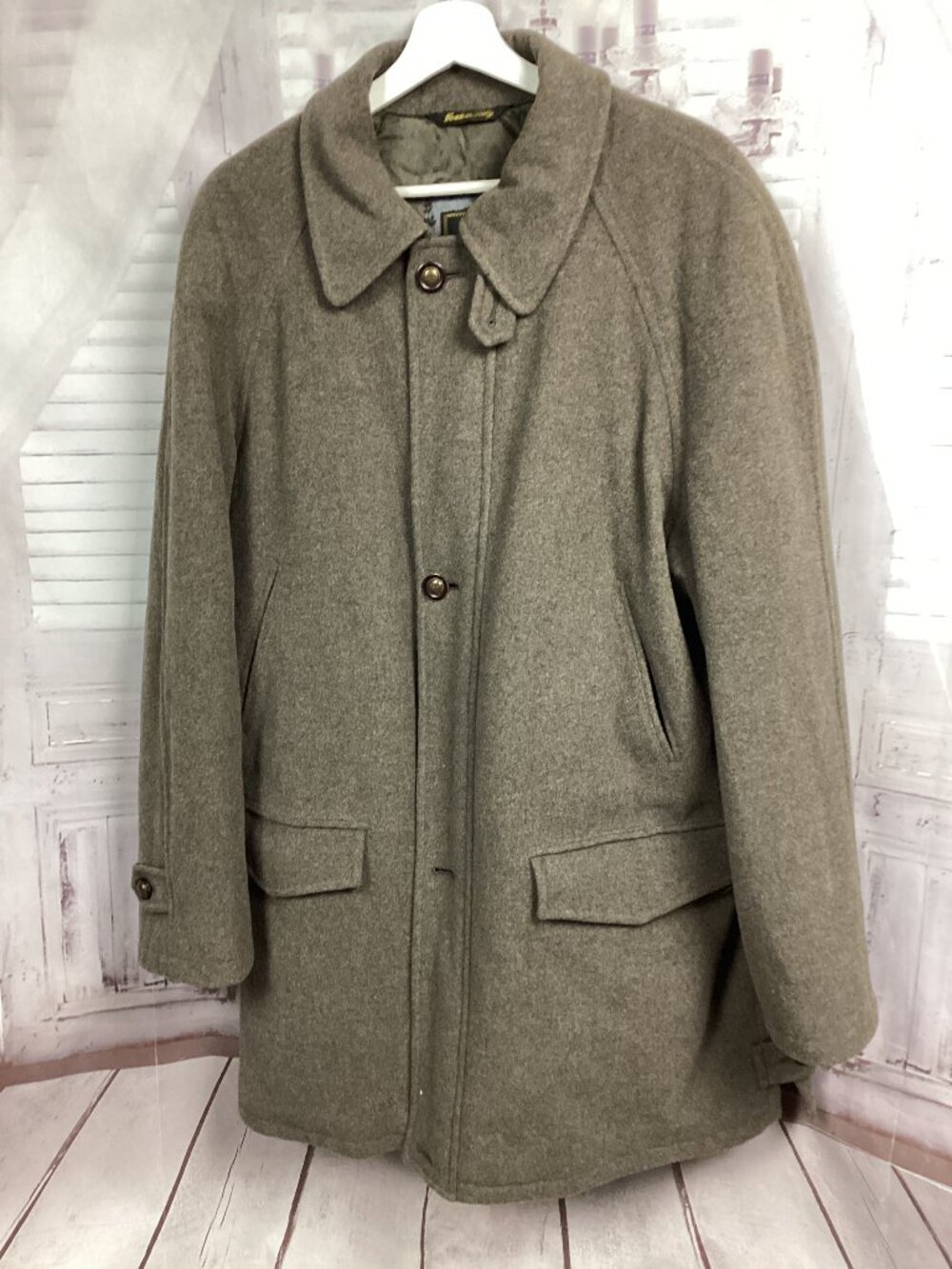 Vintage Mario Valente Made in Italy Wool Blend Men’s Coat 40